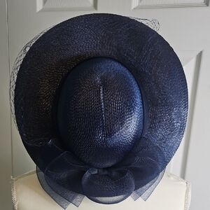 Elegant Vintage Navy Women's Hat. NWOT